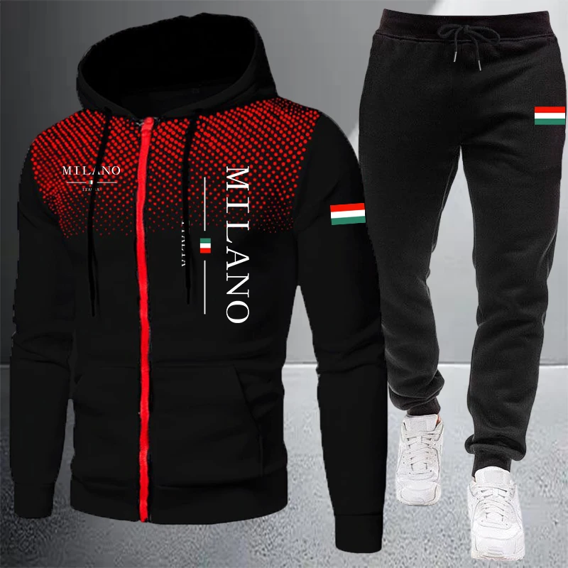 Winter Clothing Matching - 2026 High-end Erkek Giysileri Fermuarlı Kapşonlu