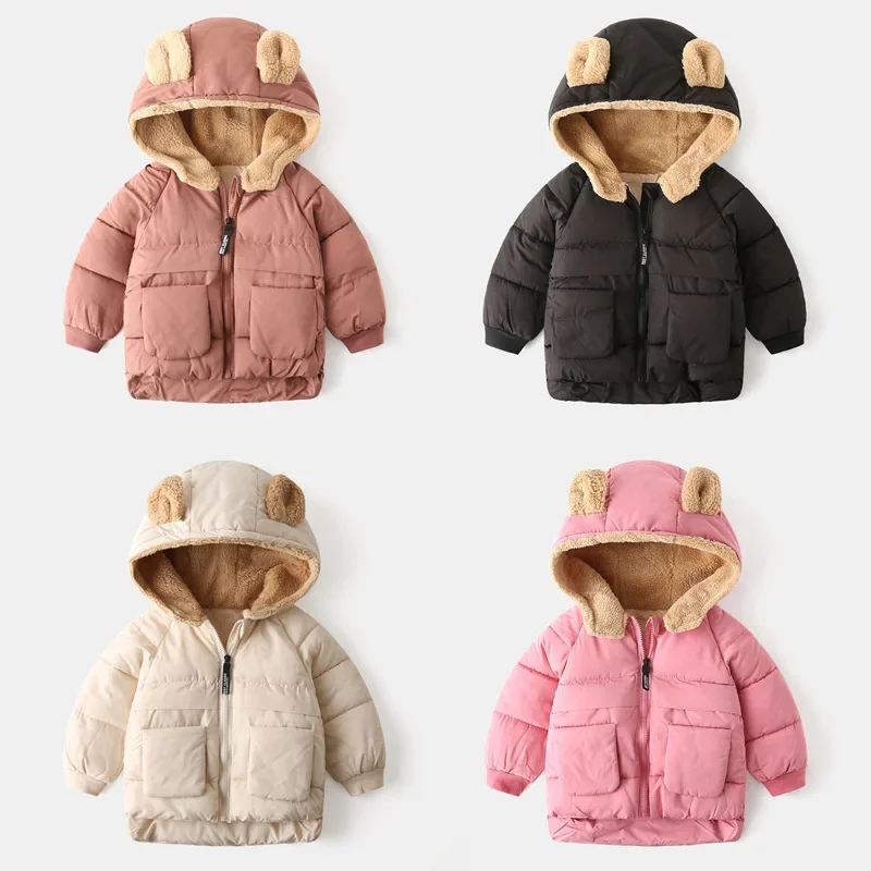 Winter Clothing Trends - Çocuk Pamuklu Ceket 2024 Koreli Çocuk