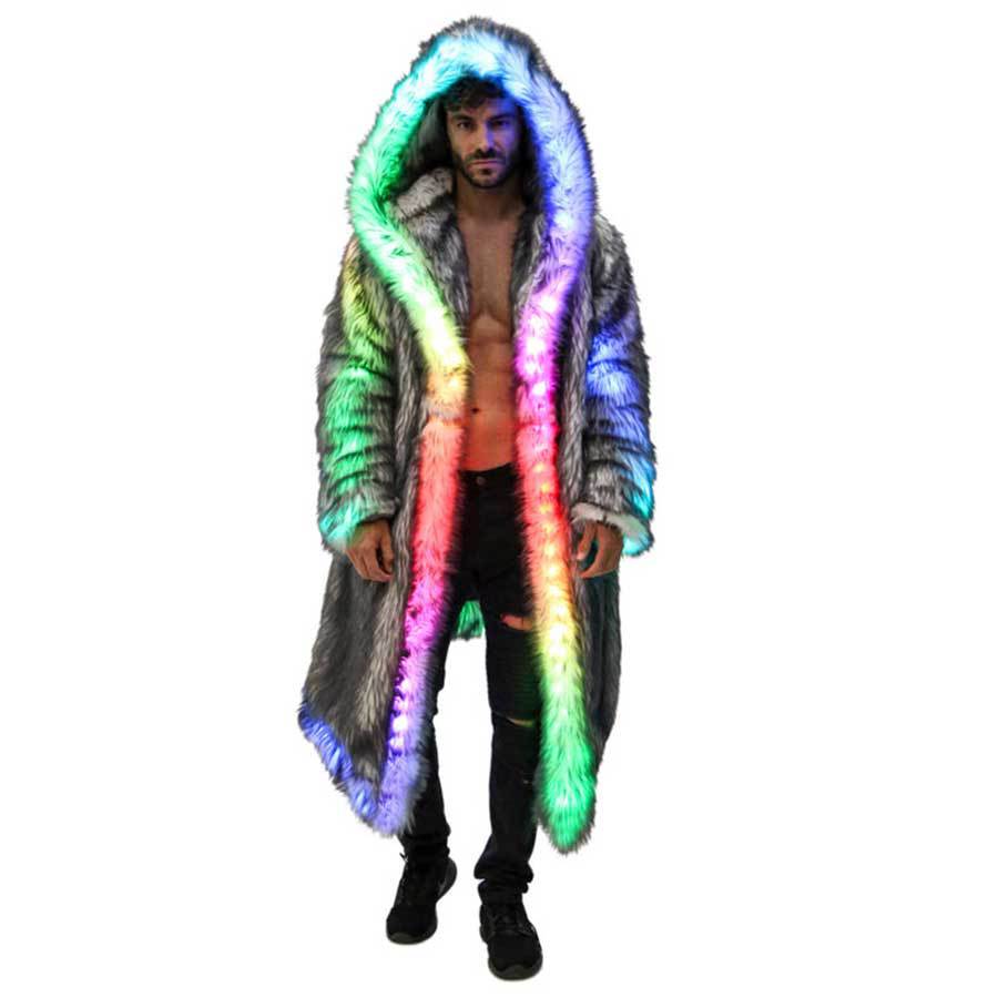 Winter Clothing Matching - Taklit Kürk Erkekler Kapşonlu Giyim Rahat