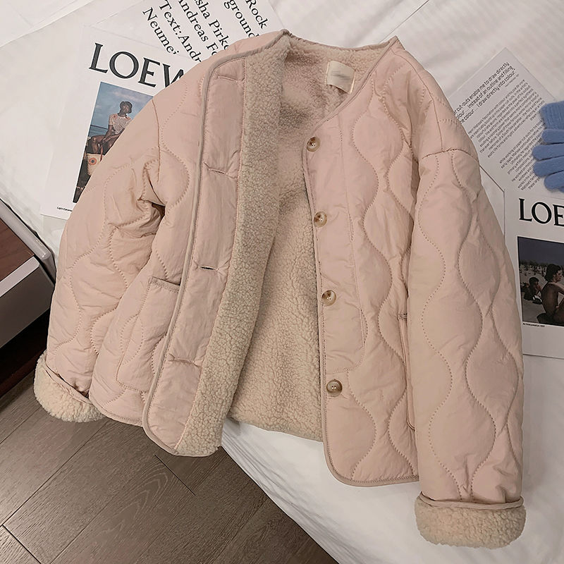 Winter Clothing Trends - Sonbahar Kış Kapitone Ceket Düğmeleri Polar