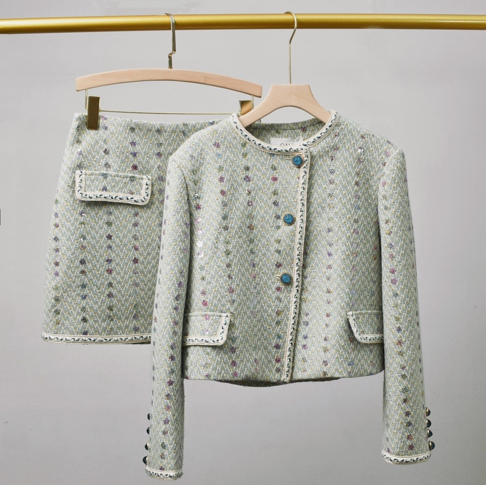Winter Clothing Matching - Kadınlar Zarif Tüvit Lüks Takım Elbise