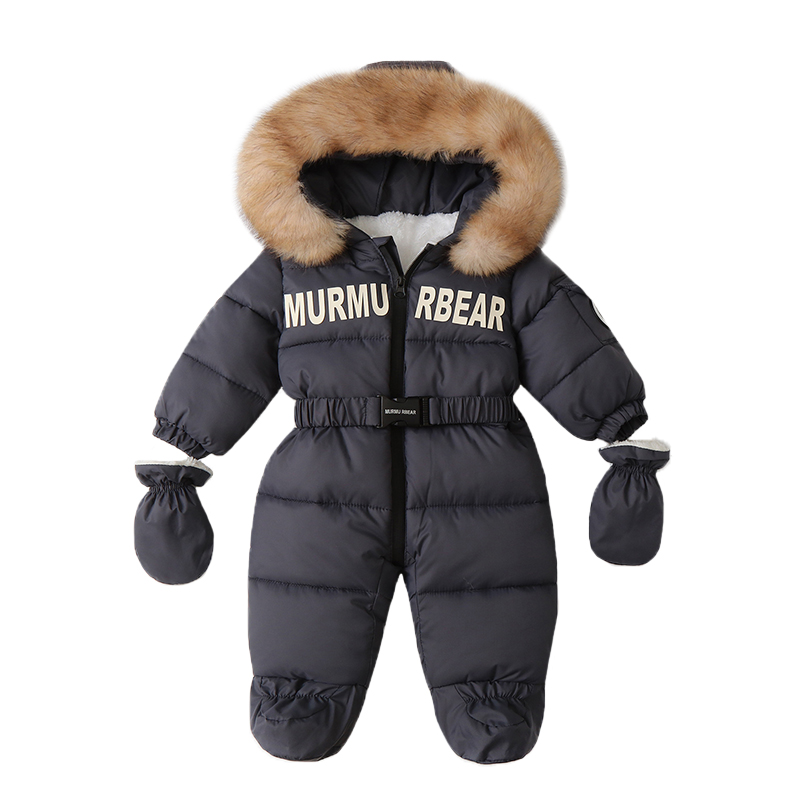 Winter Clothing Newborn - Kış yenidoğan bebek tulum kalınlaştırmak bebek
