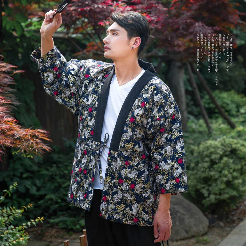 Kimono kış Haori erkekler japo - Traditional Winter Japanese Clothing incelemesi ve fiyatı
