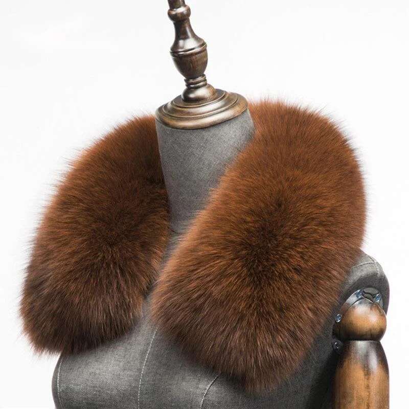 Kış Doğal Tilki Kürk Eşarp Kar - Winter Clothing Matching incelemesi ve fiyatı