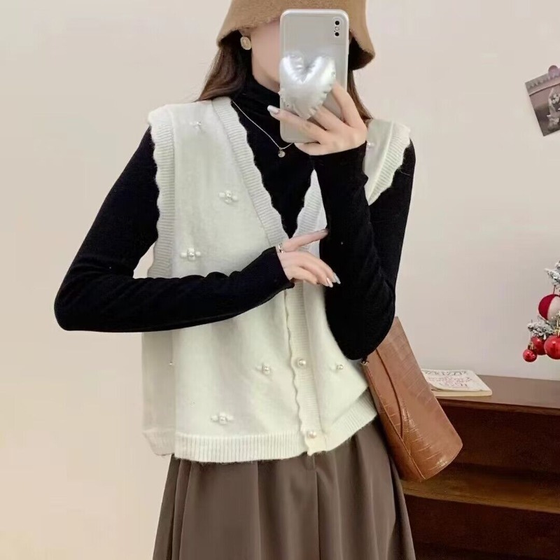 Kadınlar İçin Pembe Örgü Yelek - Winter Clothing Trends incelemesi ve fiyatı