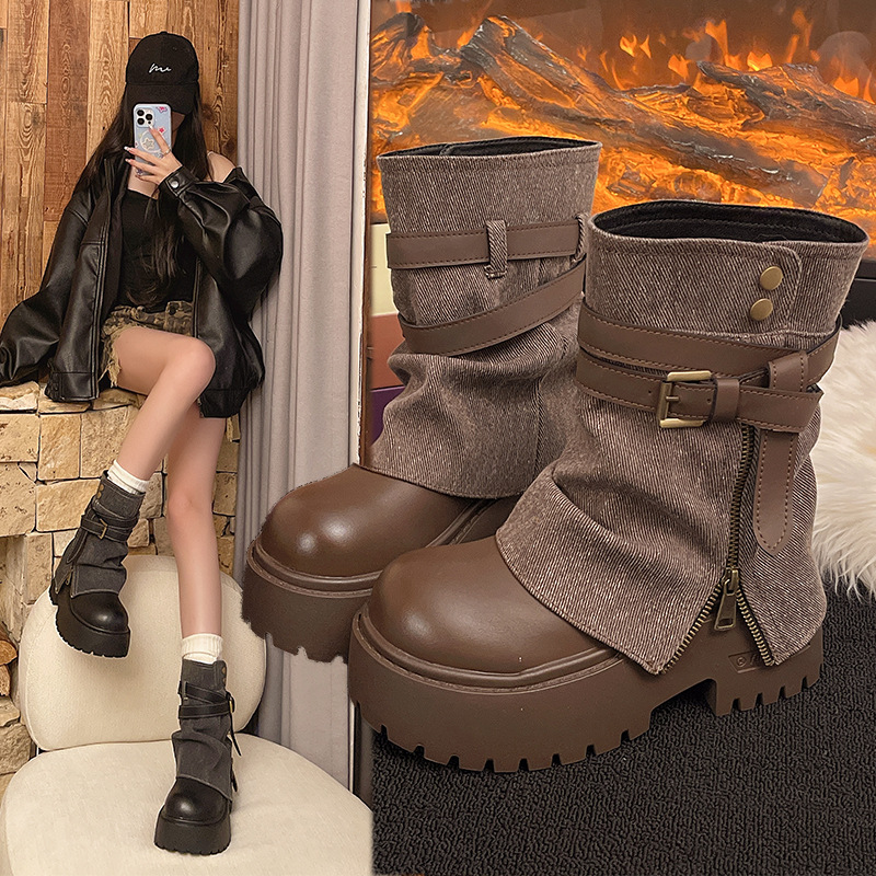 Kadınlar için yarım çizmeler K - Winter Clothing For Women incelemesi ve fiyatı