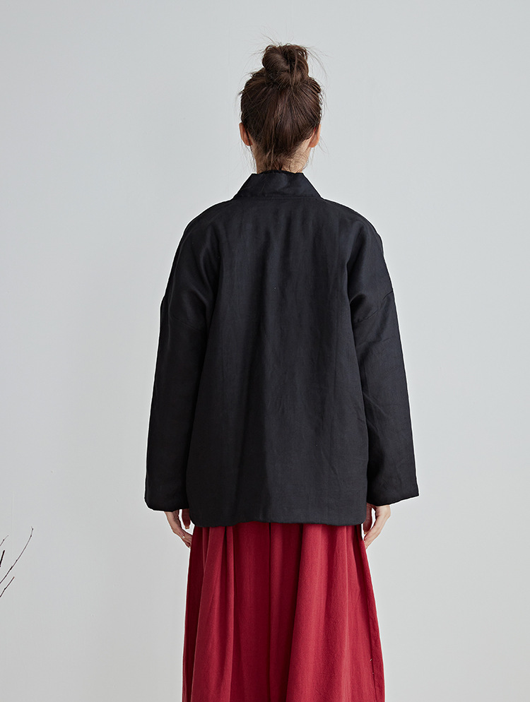 Çin Tarzı Pamuk Dış Giyim Siya - Traditional Winter Japanese Clothing incelemesi ve fiyatı