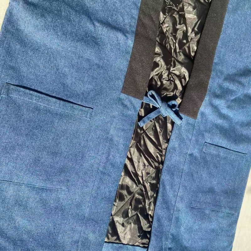 Erkek Kadın Denim Hanten Ceket - Traditional Winter Japanese Clothing incelemesi ve fiyatı
