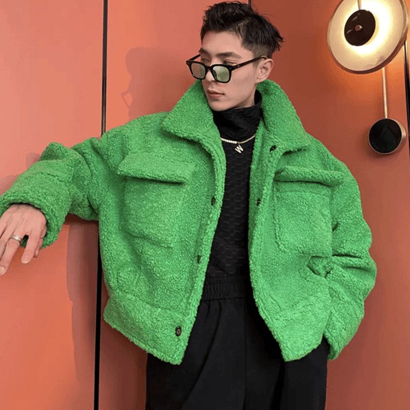 2024 yeni erkek kuzu peluş cek - Winter Clothing Trends incelemesi ve fiyatı