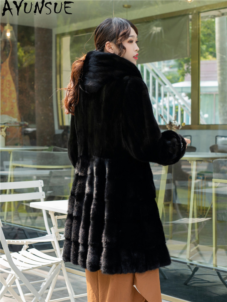 AYUNSUE Doğal Vizon Kürk Kadın - Quality Winter Clothing incelemesi ve fiyatı
