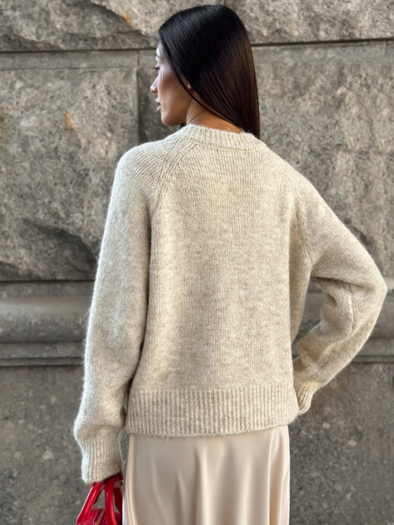 DGLUKE Ekip Boyun örgü hırka K - Winter Clothing Zara incelemesi ve fiyatı